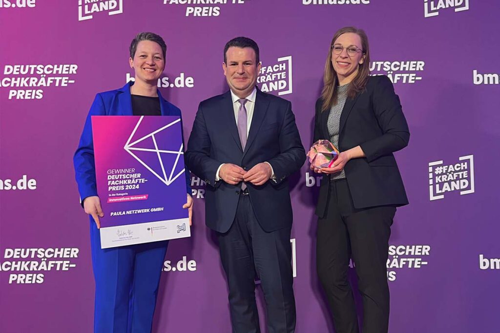 paula netzwerk deutscher fachkraeftepreis jana lewe judith budde